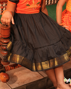 Kamalam - Hand Embroidered Lotus Frock