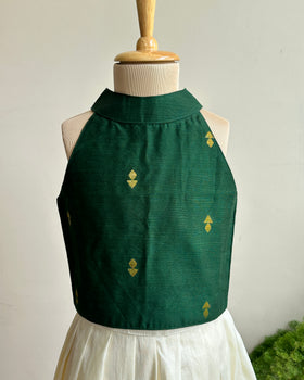 Thennai Onam lehenga for kids