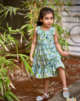 Garden Hush – Soft Cotton Baby Dress for Summer