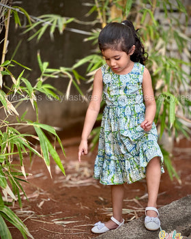 Garden Hush – Soft Cotton Baby Dress for Summer