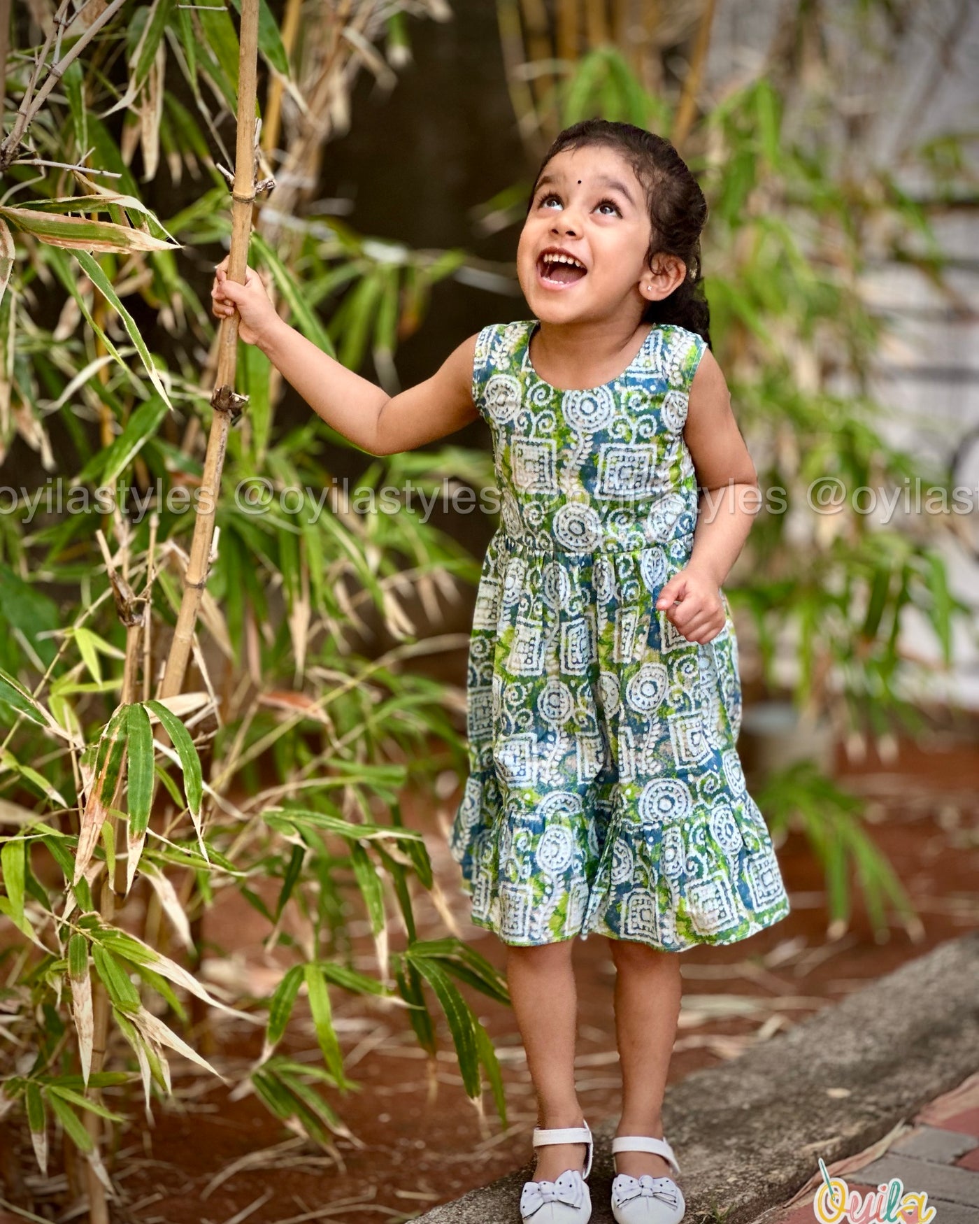 Garden Hush – Soft Cotton Baby Dress for Summer