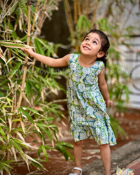Garden Hush – Soft Cotton Baby Dress for Summer
