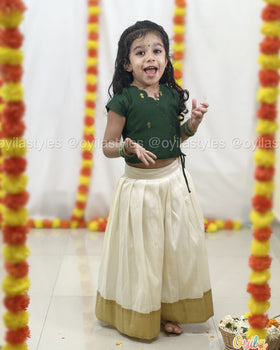 Elaiyaani - Traditional Kids Ethnic Set