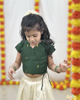 Elaiyaani - Traditional Kids Ethnic Set