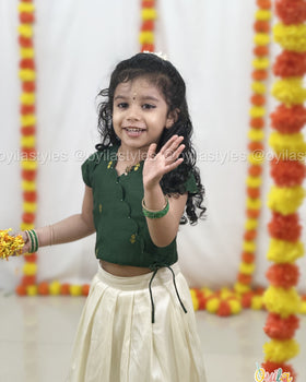 Elaiyaani - Traditional Kids Ethnic Set