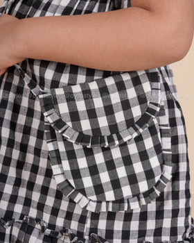 Strawberry Picnic – Gingham Cotton Dress