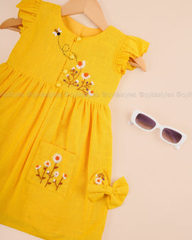 Thean – Kids cotton summer frock 🍯✨