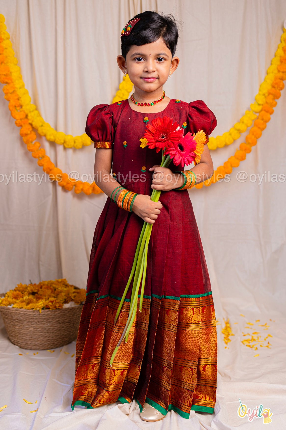 Semmalar – Hand embroidered long gown