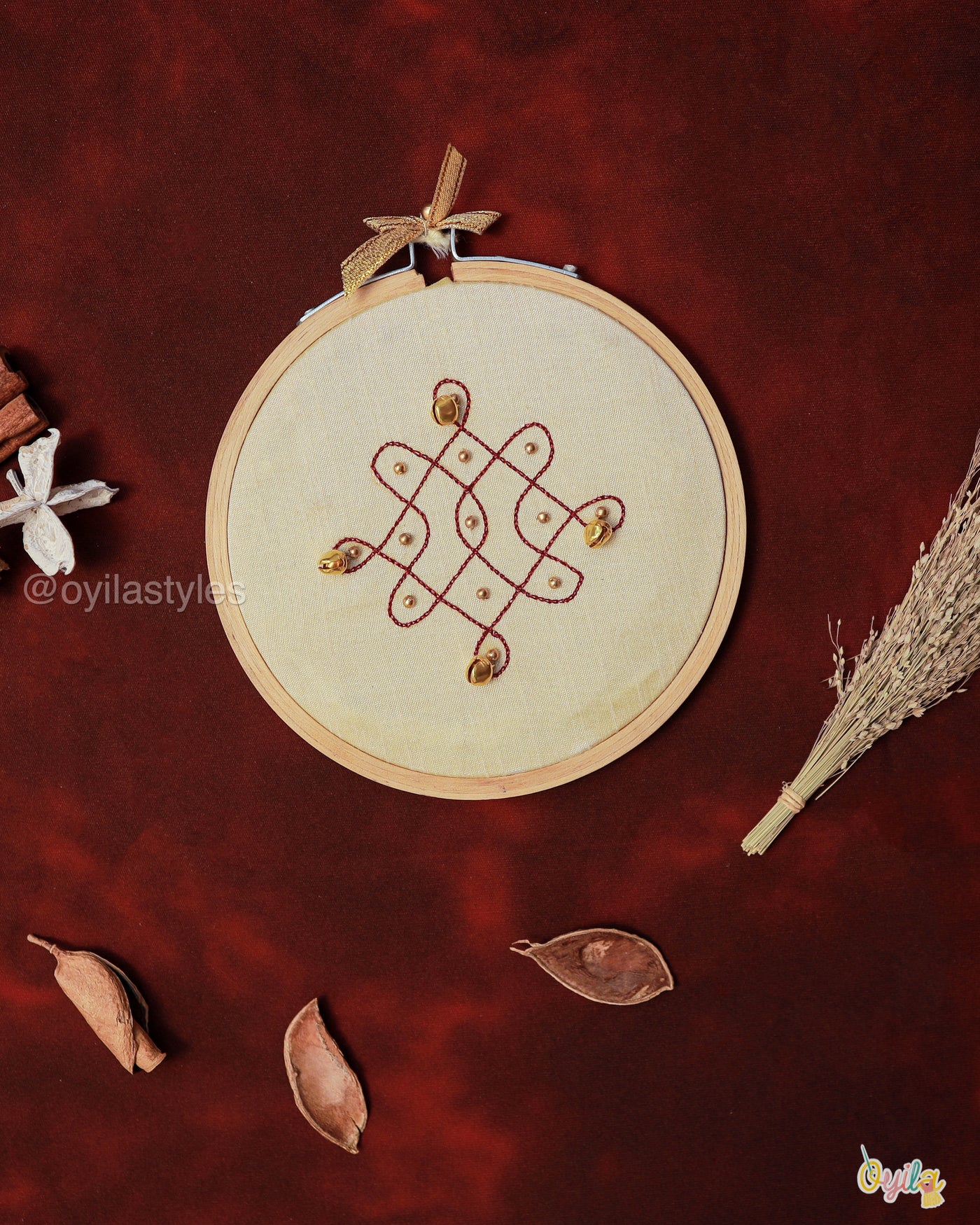 Embroidered Hoop (Pack of 5)
