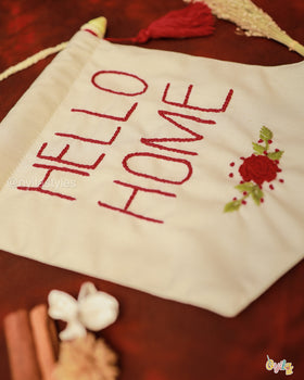 Embroidered Wall Hanging (2 pcs)